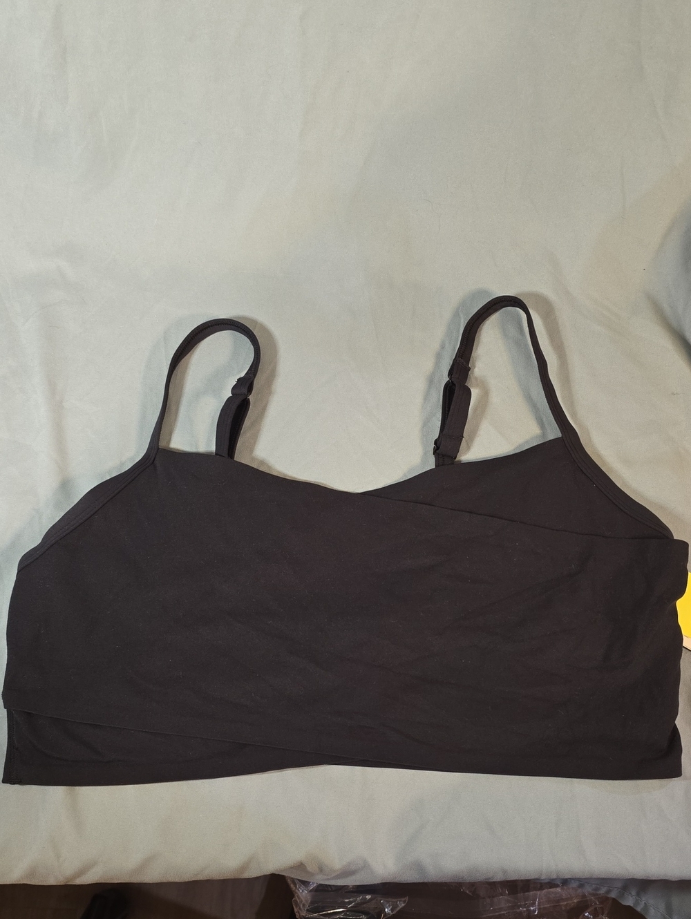 all in motion Black Seamless Adjustable-Strap Bralette